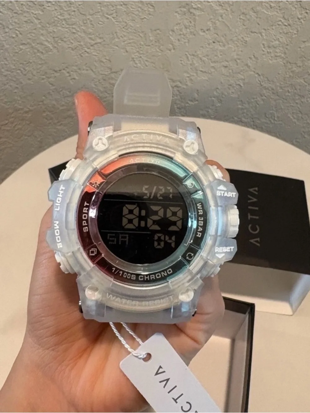 Activa Sync X Invicta Digital Unisex Watch - 50mm, White NWT